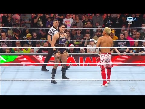 Rhea Ripley Vs Akira Tozawa - WWE Raw 19/12/2022 (En Español)