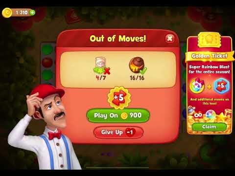 Gardenscapes Level 2305