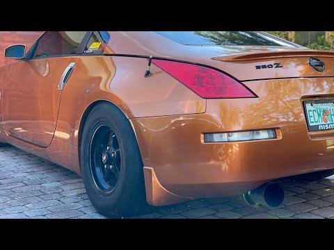 Greddy rs single exhaust sounds insane on my VQ37HR 350z