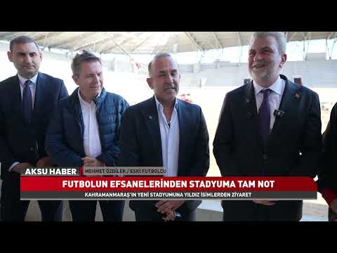 Tanju Çolak, Mehmet Özdilek Ve Yattara Kahramanmaraş’ta! Yeni Stadyuma Tam Not