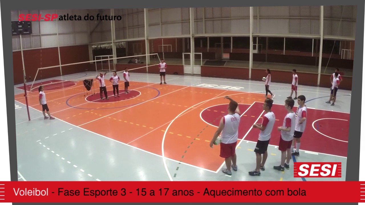 Videoaula Esporte SESI-SP Atleta do Futuro Voleibol: 15 a 17 anos
