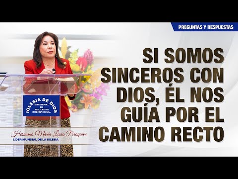 Si somos sinceros con Dios, Él nos guía por el camino recto - Hna. María Luisa Piraquive, #IDMJI