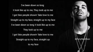 Drake - Fake Love (Lyrics)