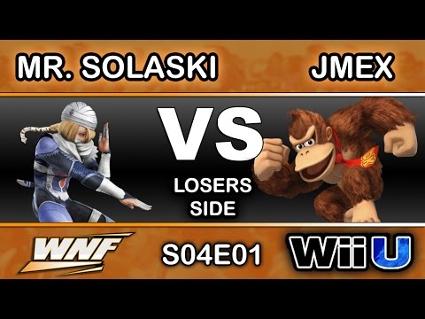 WNF S04E01 - Mr. Solaski (Sheik) Vs. 2GG | Jmex (Donkey Kong) Losers Side - Smash Wii U