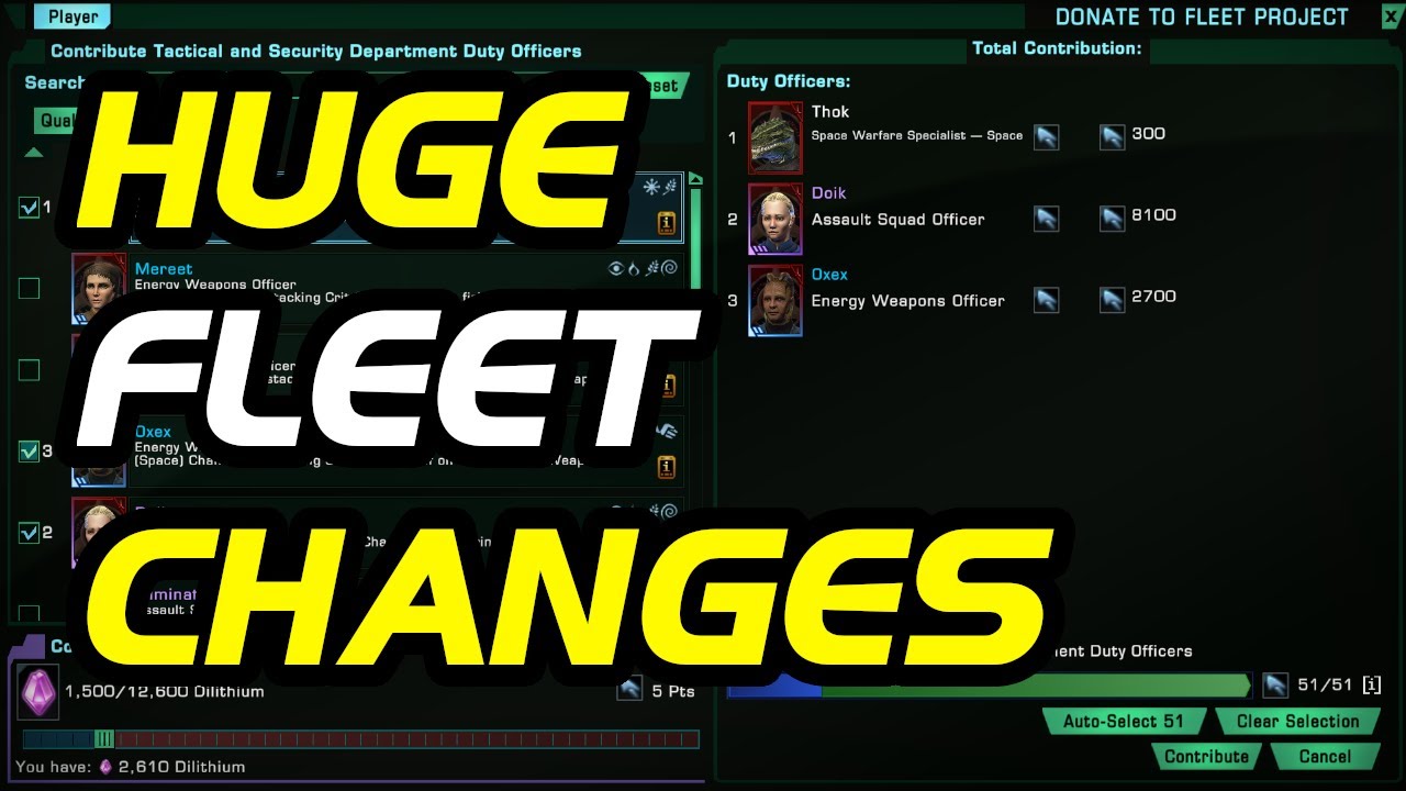 Huge Fleet Donation Changes!  | Star Trek Online
