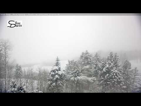 Teton Time Lapse of sunrise viewed from Buffalo Valley on February 2, 2025