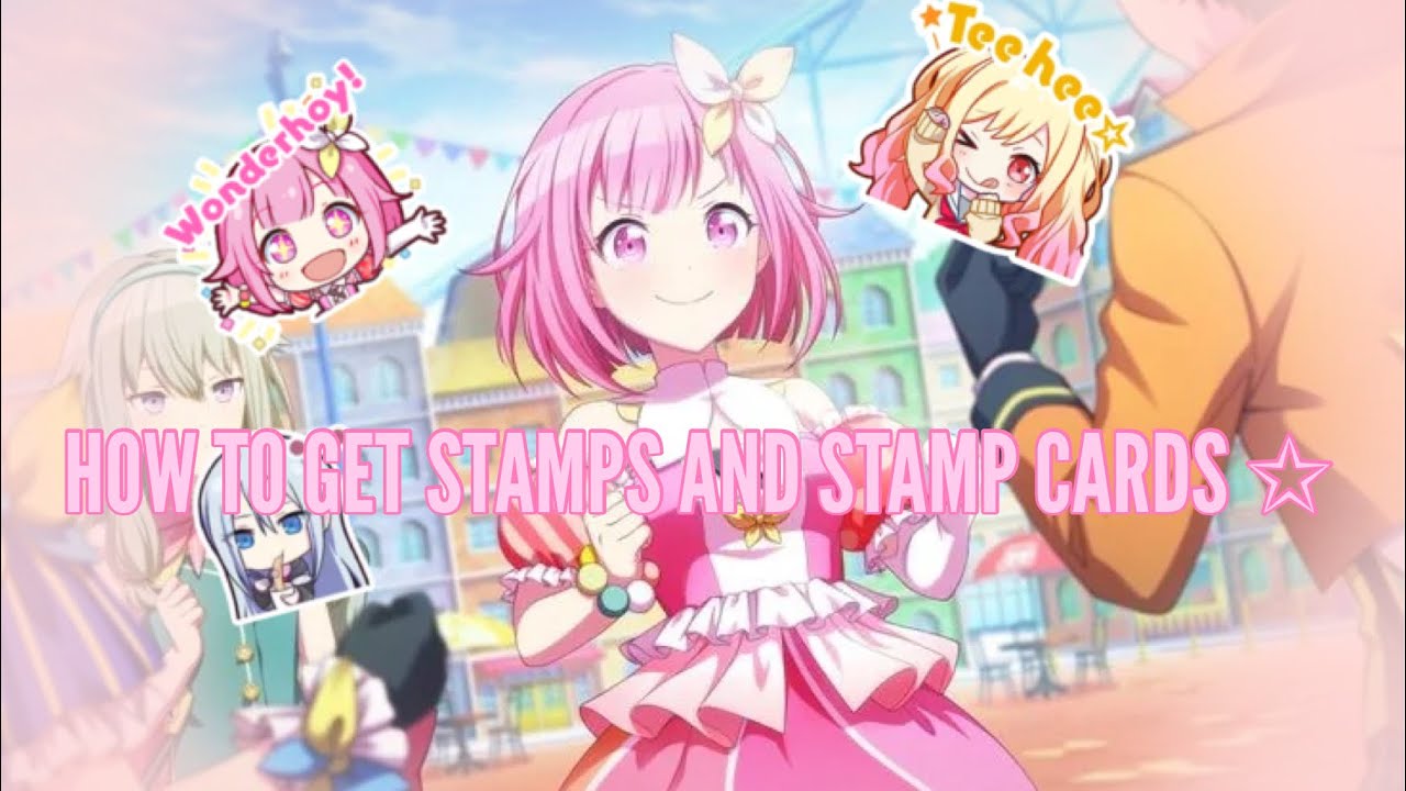 HATSUNE MIKU: ColorfulStage tutorial ! - how to get stamps and stamp cards !
