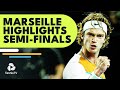 Rublev vs Bonzi; Auger-Aliassime vs Safiullin | Marseille 2022 Semi-Final Highlights