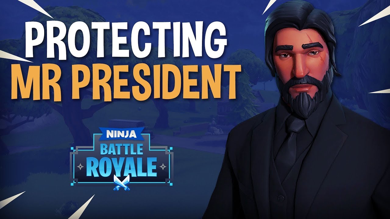Protecting Mr. President - Fortnite Battle Royale Gameplay - Ninja