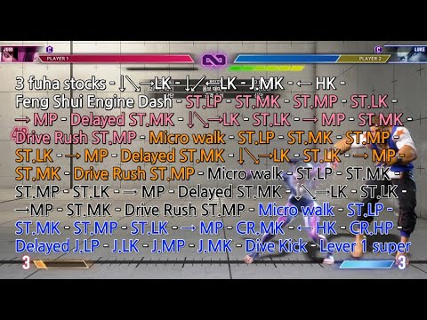 Juri 65 hits combo recipe ( CC on )