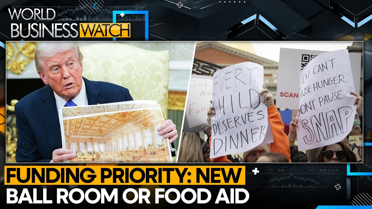 Outrage on Trump's Ballroom Plan as Food Aid Cut | WION Business Watch