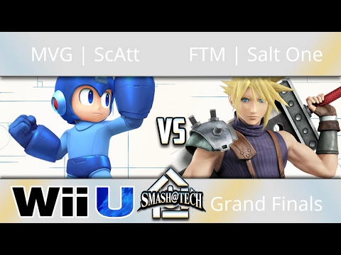 Smash@Tech 3/18/17 - MVG | ScAtt (Megaman) vs FTM | Salt One (Cloud) - Smash 4 Grand Finals