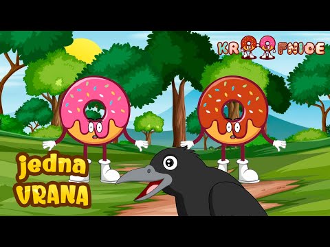 Jedna vrana gakala | Dečije pesmice | Pesmice za decu | Kroofnice