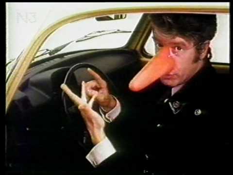 alte Werbung VW Käfer mit Rudi Carrell