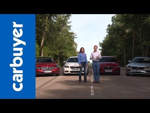 Mercedes E-Class v BMW 5 Series v Jaguar XF v Volvo S90 - Carbuyer