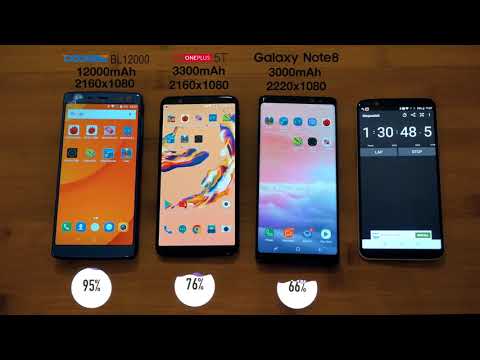 Doogee BL12000, Oneplus, Samsung Battery Comparision Test🔥😜