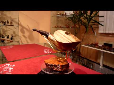 Pipa olivastro squat dublin fatta a mano - www.paronellipipe.it