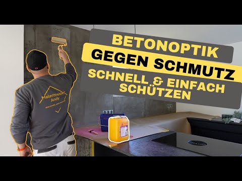 Sichtbeton in der Küche IMPRÄGNIEREN