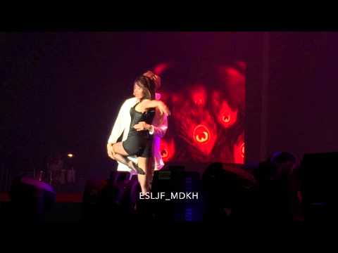 141213 Yugyeom(GOT7) dance with Sunmi(WG) @ JYP NATION in Bangkok