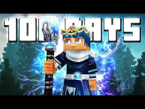 I Spent 100 Days as a MAGE in Modded Hytale