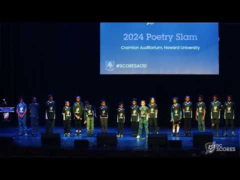 Bishop Walker School for Boys Performs at the 2024 DC SCORES Eastside Poetry Slam