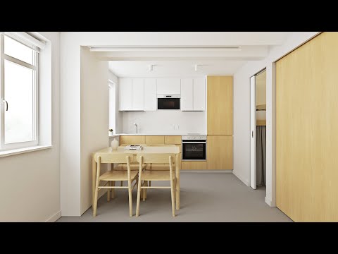 ARCHITECT REDESIGNS - My Minimalist Micro Apartment - 27.8m2/300sqft