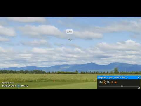 BMFA C test flown badly on RF9