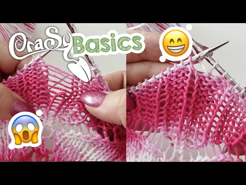 rechte Fallmasche reparieren - Beginner