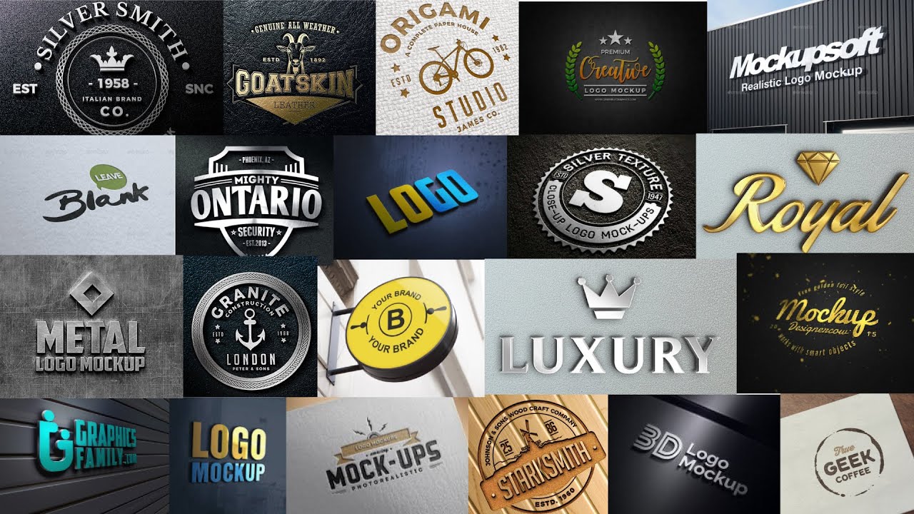 Logo Mockup Free Download | 100+ popular psd logo mockups | Where to download Photoshop logo mockup