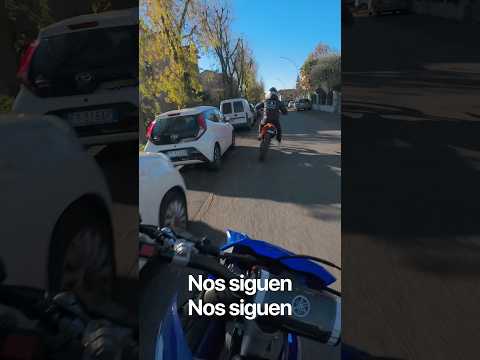 Demasiado tranquilos íbamos por Italia🇮🇹🚔🚨#dirtbike #persecuciónpolicial #police #chase