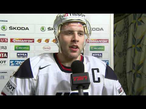 USA Players React To Loss vs. Slovakia - 2012 IIHF Ice Hockey World Championship