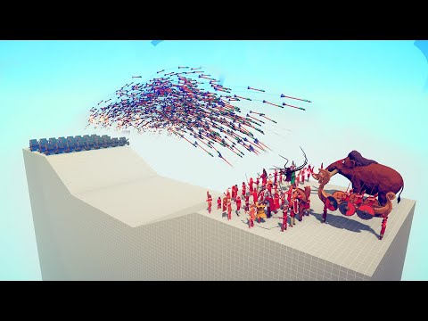 ALL CLASSIC MELEE UNITS vs 100x EVERY RANGED UNITS | TABS - Totally Accurate Battle Simulator