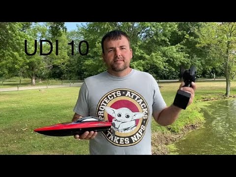 UDI-10 Brushless boat- Unboxing & First Run-  Best boat under $100￼? -RC Cincy