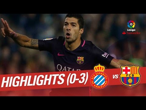 Highlights RCD Espanyol vs FC Barcelona (0-3)