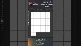 set your page in multiple artboards in adobe illustrator