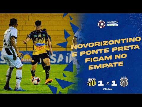 Gols e lances de Novorizontino x Ponte Preta