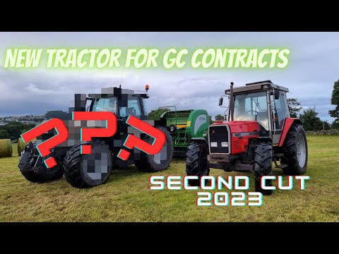 NEW TRACTOR DAY!!! WHAT DID HE BUY? Second Cut 2023