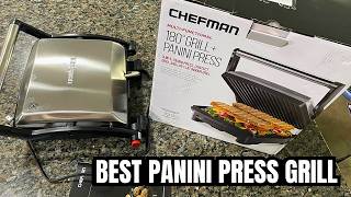 Chefman Panini Press Grill And Gourmet Sandwich Maker Non-St