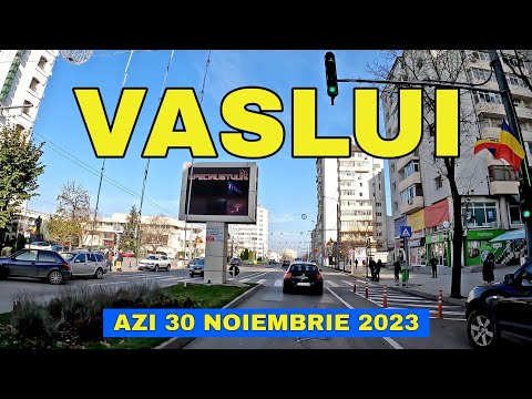 Orasul VASLUI traseu Crucea Garii - Centru - Nord - Vechia Roma video 4K GoPro Hero 10 Black