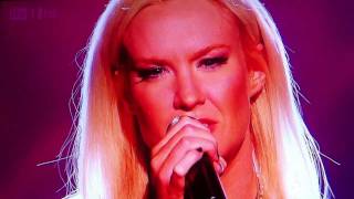 THE X FACTOR SING OFF KITTY BRUCKNELL PERFORMS EDGE OF GLORY 23/10/2011
