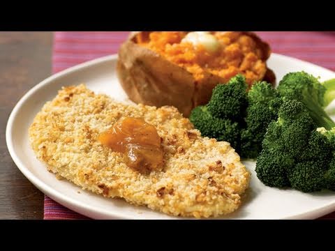 Peanutty Baked Chicken Cutlets Recipe