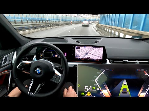 BMW X1 iX1: Driving Assistant Professional Level 2. Autonomous driving Traffic Jam & Highway Assist