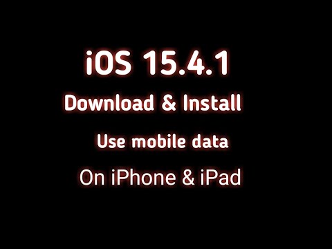 How To Get IOS 15.4.1 On iPhone & iPad On 1st April 2022.