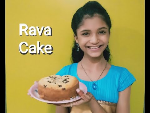 Eggless Rava Cake | Homemade Rava Cake Recipe in Pressure Cooker |  रवा केक | Kimaya M Vartak