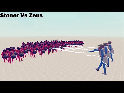 TABS 260v3 Stoner Vs Zeus - Totally Accurate Battle Simulator
