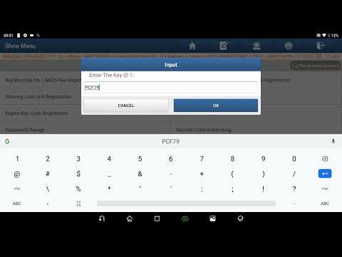 Mistubishi outlander key programming  with  launch  pro3