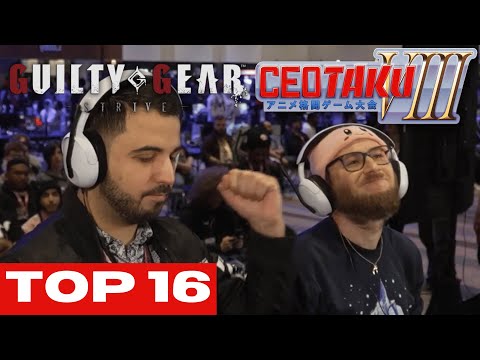 CEOtaku 2024 Guilty Gear Strive Top 16 (Chipp Leo Bridget Goldlewis Faust Nagoriyuki) GGST Tourney