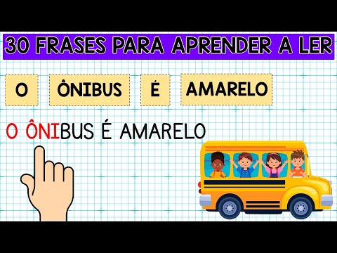Frases curtas para aprender a ler | Aprendendo a ler e escrever | Ensinando meu filho