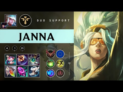 Janna Support vs Elise - EUW Grandmaster Patch 25.24