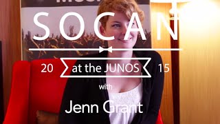 SOCAN Interviews Jenn Grant at The Junos 2015